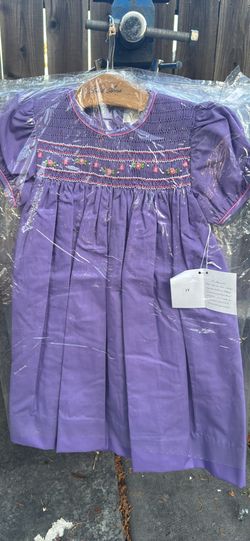 Purple Dress With Matching Doll