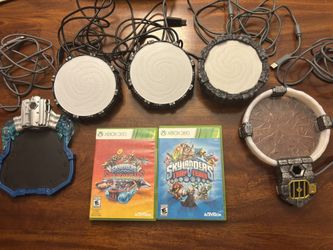 Skylanders Xbox Bundle – 3 Portals + Trap Team & SuperChargers Games – Tested