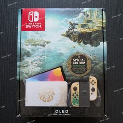 NEAR MINT - NINTENDO SWITCH OLED SPECIAL EDITION - ZELDA