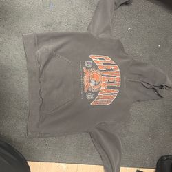 Cleveland Browns Official Nfl Hoodie | Worn | Large