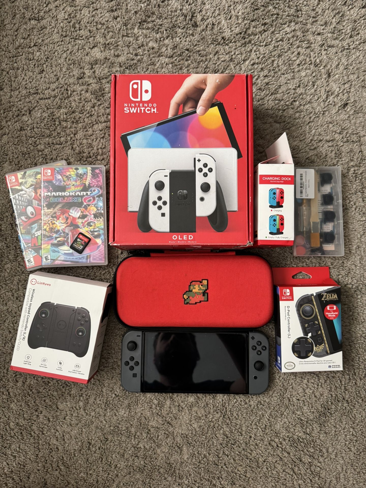 Nintendo Switch OLED With Tons Of Extras