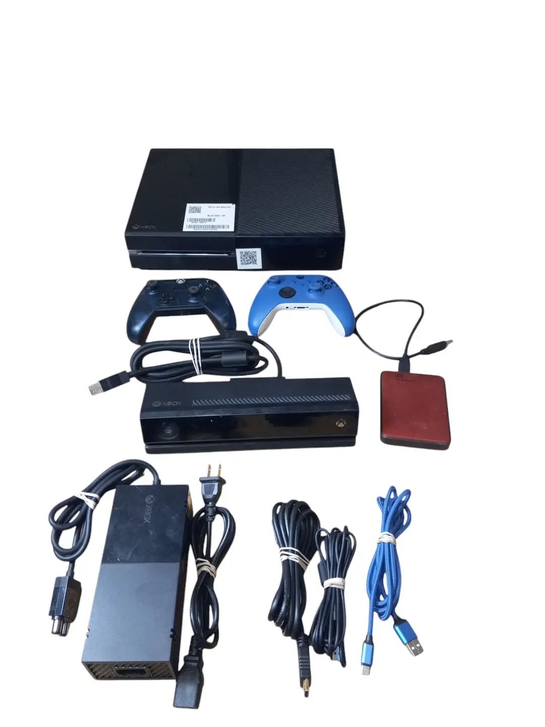 Microsoft Xbox One 500GB Prototype Console 2 Controllers 1.5tb EXT HDD complete