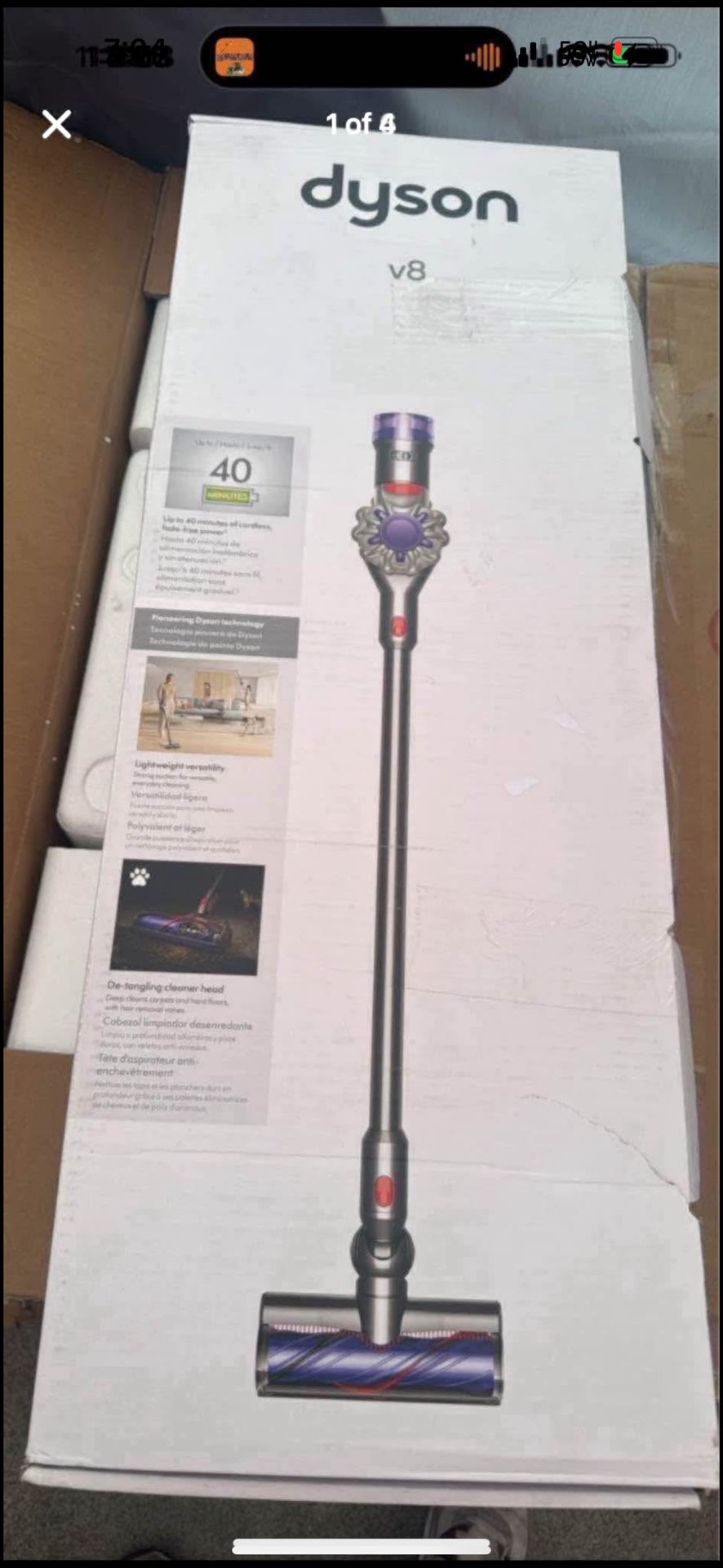 Dyson V8 Cordless Stick Vacuum Cleaner