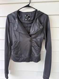 Sean John Gray Zip-Up Hoodie Jacket