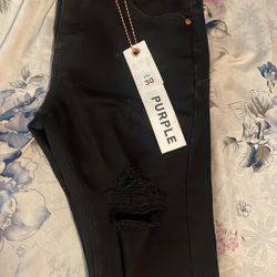 Purple-brand Jeans (Size: 30)