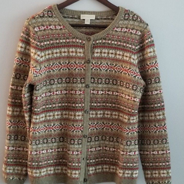 Appleseed's Wool Blend Cardigan Sweater