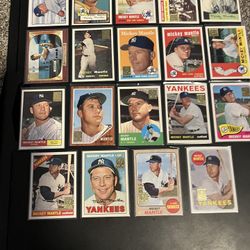 1996 Topps Mickey Mantle Commemorative Reprints Complete Set (36 Cards)