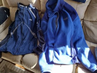 The North Face Fleece Jacket And Free Windbreaker 