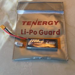 Battery And Fire Retardant Bag
