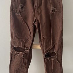 Junior Brown Pants 