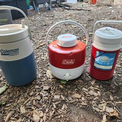 3 camping water jug thermos coleman vintage for Sale in Beaverton, OR -  OfferUp