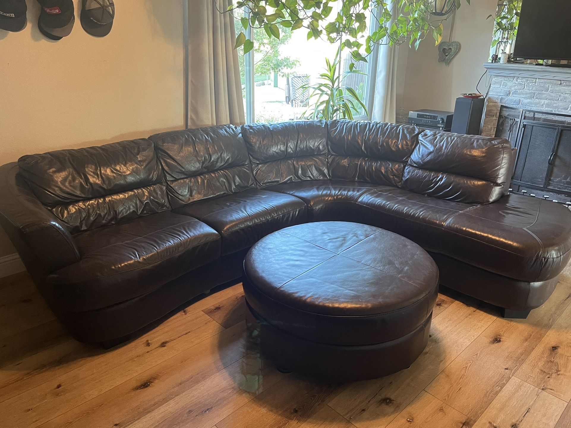 Leather Couch Originally Over $3000