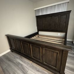 King Bed Frame- real wood