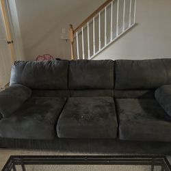Sofa, Loveseat, and end tables