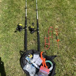 Catfish Rods, Penn Reels and Tackle. Used Once!