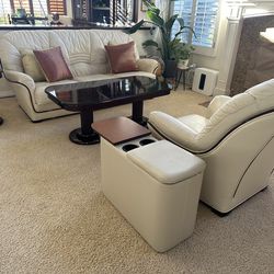 Complete Leather Sofa Set Including loveseat