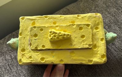 Mice on a cheese box
