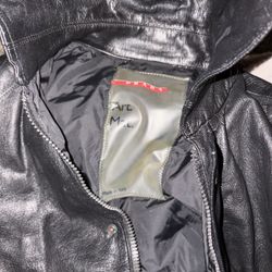 Men’s  Size Medium Leather Prada Motorcycle Jacket 
