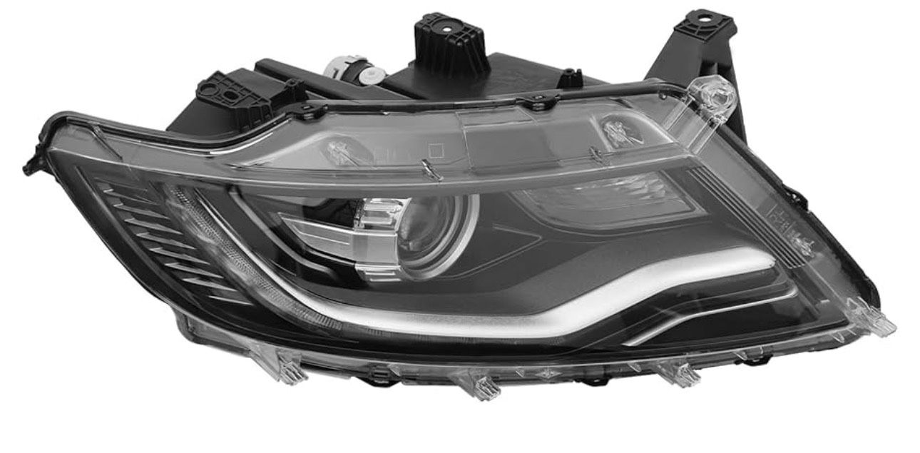 Front Headlight Assembly for Lincoln MKX 2016 2017 2018 w/o AFS Only HID Headlamps Models, Right Passenger Side Clear Lens Head Light Direct Replaceme