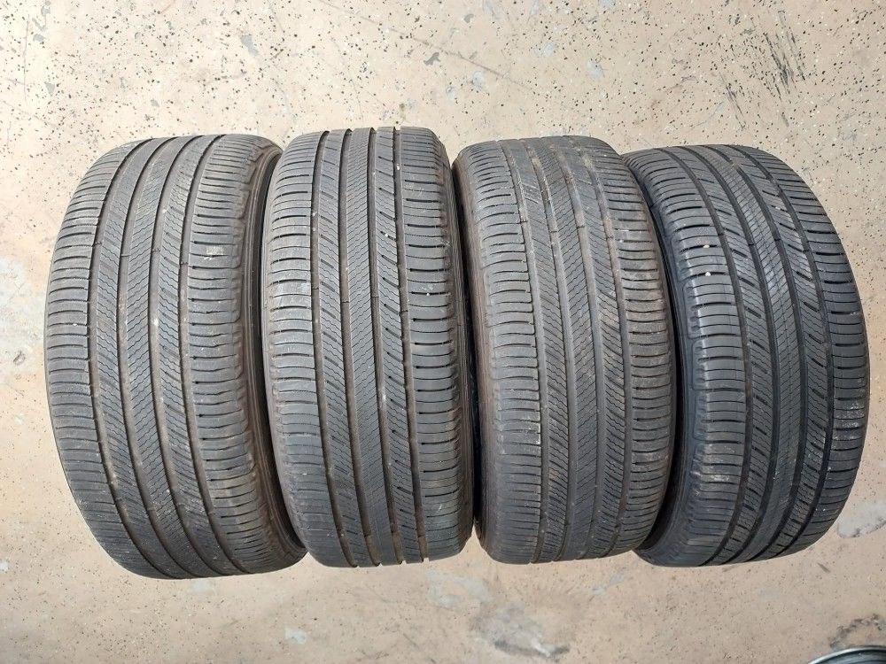 225 50 17 michelin tires set of 4 50% tread left