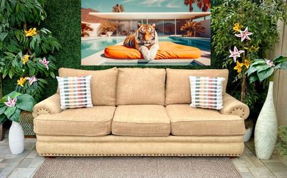 Used Beige Havertys Large Couch