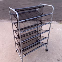Zapatero De Metal / Metal Shoe Rack (good Conditions/ Buenas Condiciones) (detalles En Fotos/ Details In Photos) 