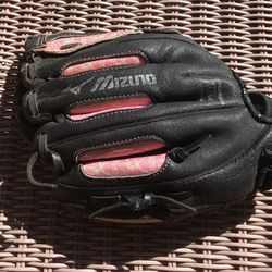Girls Softball Glove 10 inch Mizuno Finch Full Leather GPP 1008