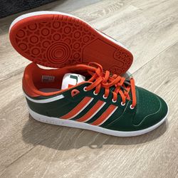 NEW! Adidas Centennial RM NCAA University of Miami Hurricane 11.5M 12.5W