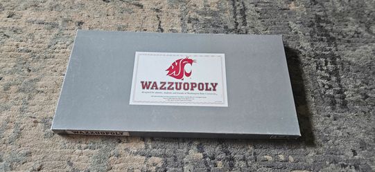 Wazzuopoly (1992) 1st Edition 100% Complete In Excellent Like New Condition!!
