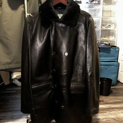 Denim Tears Oakland Wreath Leather Jacket - Size L - Black - Never Worn