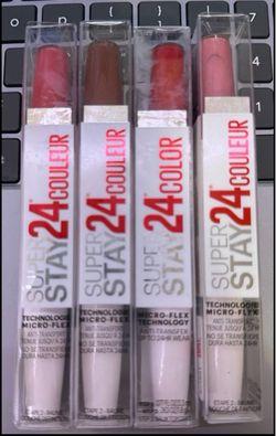 Maybelline Super Stay 24 Color Lipsticks Set of 4
