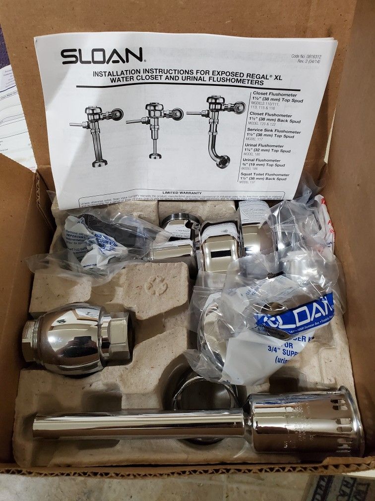 Sloan Regal 186- 1 XL Urinal Flushometer