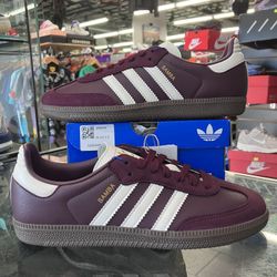 Women’s Adidas Samba OG Maroon Off White Gum