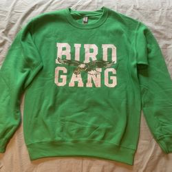 Philadelphia Eagles Green “Bird Gang” Sweater; Men’s S