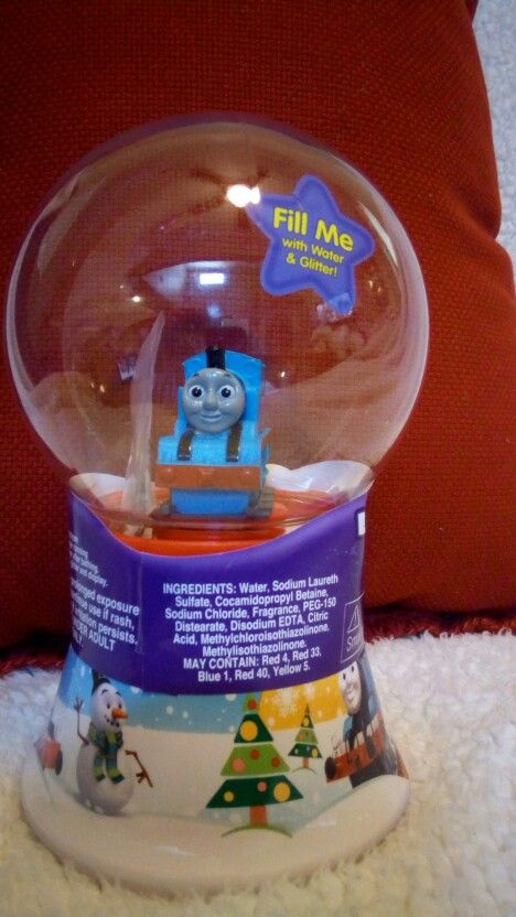 NEW Thomas and Friends Train Bubble Bath Glitter Globe Toy 3 4 5 Years+