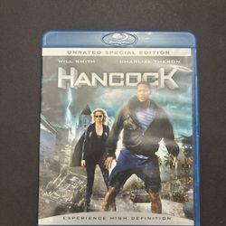Hancock Blu-ray 2012 Will Smith, Charlize Theron Unrated Version