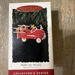 Murray Fire Truck Keep Sake Ornament 