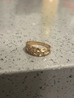 10K nugget ring