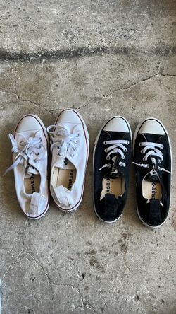 Two Pairs Converse Low-Top Sneakers