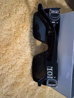 Dior Black Sunglasses with Silver Logo