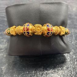 22k Gold & Enamel (x2) Priced Separately