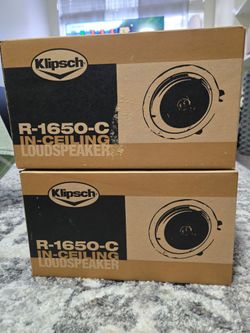 Klipsch in-ceiling speakers