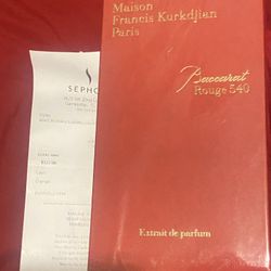 BACARRAT ROUGE 540 *with recept*
