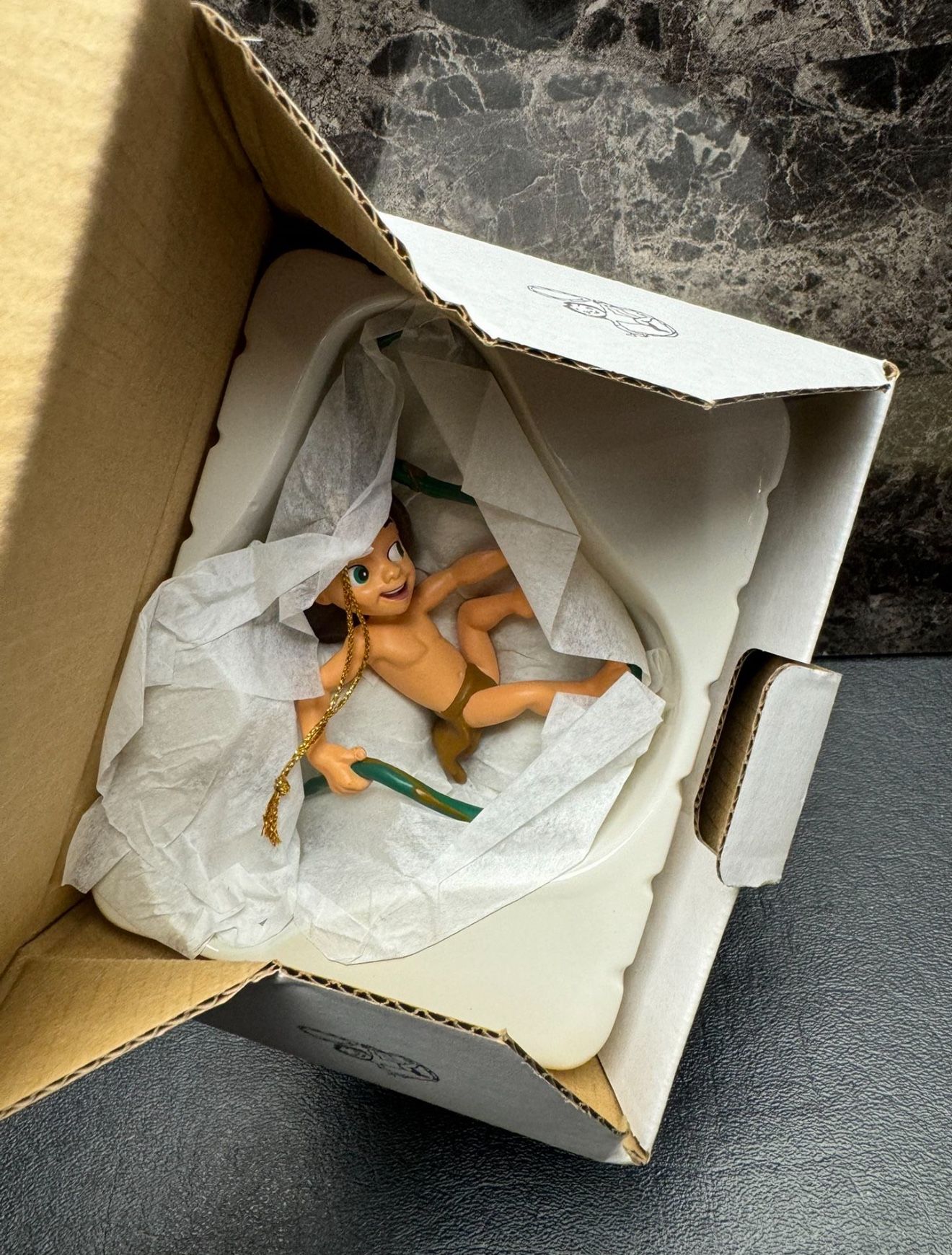 Vintage Grolier TARZAN Disney Ornament Christmas Magic 26231 160 DCO with Box