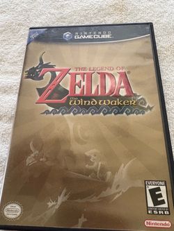 Game cube the legend of Zelda wind waker