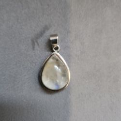 925 Sterling Silver Moonstone Pendant 