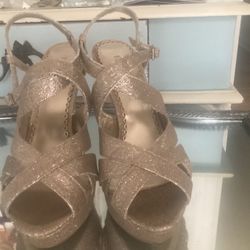 EVA & Zoe  Gold 9.5 Platform 