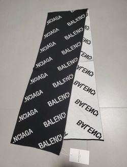 NWT!  Balenciaga Double Side Scarf