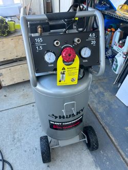 HUSKY CORDED 20 GALLONS SUPER QUITE AIR COMPRESSOR NEW