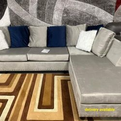 Brand New// Gray Sectional,seccional, Couch// Delivery Available 